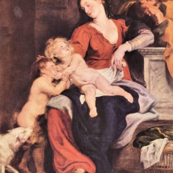 The Holy Family with the basket
